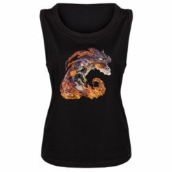 Женская майка Natsu with a dragon - PrintSalon