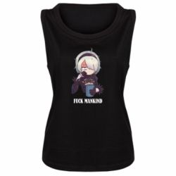 Майка жіноча Nier. Fuck Mankind - PrintSalon