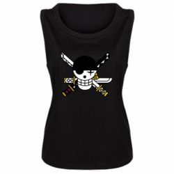 Женская майка One Piece Zoro logo - PrintSalon