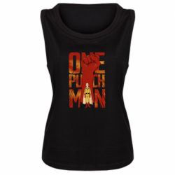 Майка жіноча One Punch Man Saitama - PrintSalon