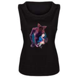 Женская майка ОСД Одиннадцать и Демогоргон - PrintSalon