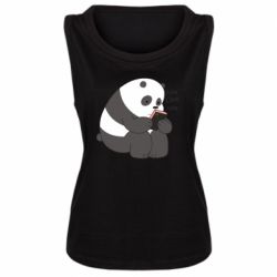 Женская майка Панда лайк - PrintSalon