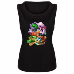 Женская майка Персонажи FNAF - PrintSalon