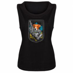 Женская майка Пес Патрон арт - PrintSalon