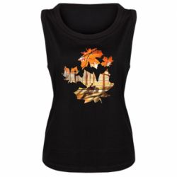 Женская майка Проезжая осень - PrintSalon