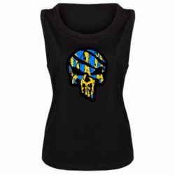 Майка жіноча Punisher Coat of arms of Ukraine - PrintSalon