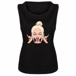 Женская майка Punk Girl - PrintSalon