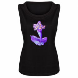 Женская майка Purple Mermaid Barbie - PrintSalon