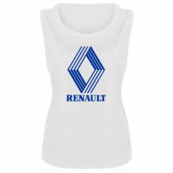 Женская майка Renault 1972 Logo - PrintSalon