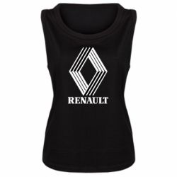 Женская майка Renault Logo 1972 - PrintSalon