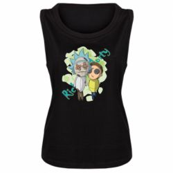 Женская майка Rick and Morty voodoo doll - PrintSalon