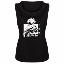 Женская майка Satoru Gojo