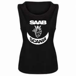 Женская майка Scania SAAB logo - PrintSalon