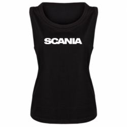 Женская майка Scania truck - PrintSalon