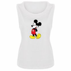 Женская майка Smiling Mickey - PrintSalon