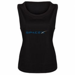 Женская майка SpaceX - PrintSalon