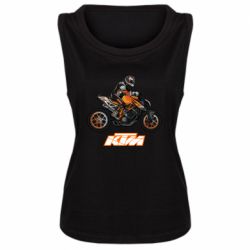 Женская майка Sport Bike Art - PrintSalon