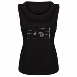 Женская майка Сreation meow - PrintSalon