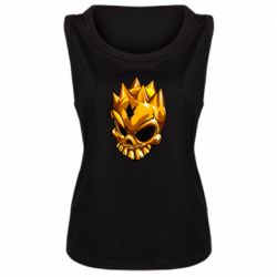 Женская майка Standoff - Gold Skull - PrintSalon