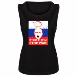 Женская майка STOP PUTIN - PrintSalon