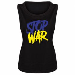 Женская майка Stop this war - PrintSalon
