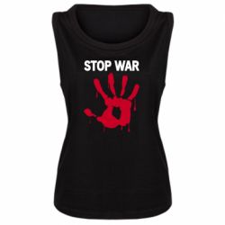 Женская майка Stop War - PrintSalon