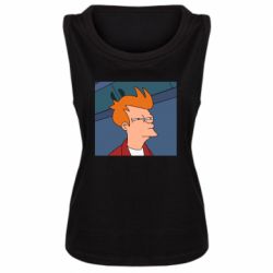 Женская майка Suspicious Fry - PrintSalon