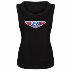 Женская майка Top Gun. Maverik - PrintSalon