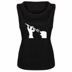 Женская майка Тризубом по морде - PrintSalon