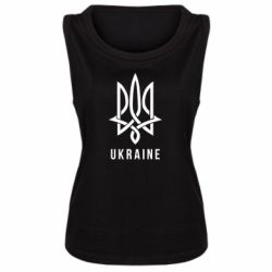 Женская майка UKRAINE symbol - PrintSalon