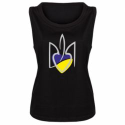 Женская майка Ukrainian heart - PrintSalon