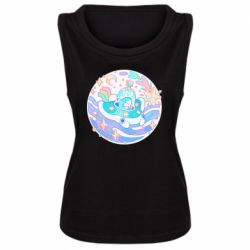 Женская майка Ultra cute shark - PrintSalon