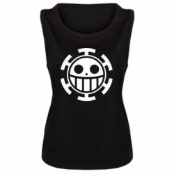 Женская майка Ван Пис флаг Трафальгара - PrintSalon