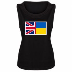 Женская майка Великобритания и Украина - PrintSalon