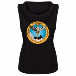 Женская майка Военная разведка Украина, сова - PrintSalon