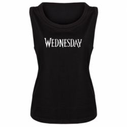 Майка жіноча Wednesday logo - PrintSalon