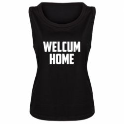 Женская майка Welcum Home - PrintSalon