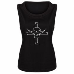 Женская майка Whitebeard logo - PrintSalon