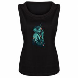 Женская майка Xiao silhouette - PrintSalon
