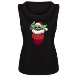 Женская майка Йода в перчатке - PrintSalon