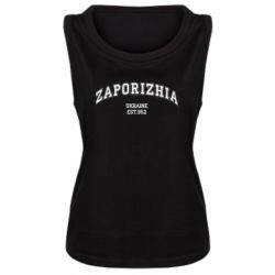 Женская майка ZAPORIZHIA - PrintSalon