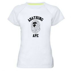Женская футболка для спорта A Bathing Ape art - PrintSalon