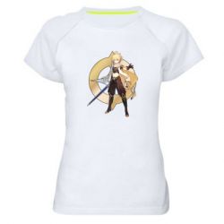 Женская футболка для спорта Aether Genshin Impact - PrintSalon