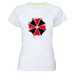 Жіноча футболка для спорту Амбрела арт бризки - PrintSalon
