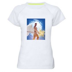 Женская футболка для спорта Angel Billy - PrintSalon