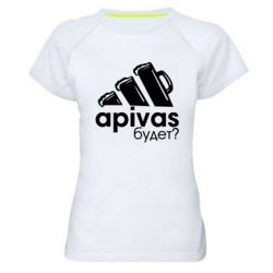 Женская футболка для спорта Apivas - PrintSalon