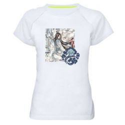 Женская футболка для спорта Арт с Лань Чжань - PrintSalon