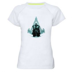 Женская футболка для спорта Assassin's Creed Valhalla Art - PrintSalon