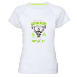 Женская футболка для спорта Athletic Dept - PrintSalon