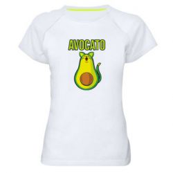 Женская футболка для спорта Avocato - PrintSalon